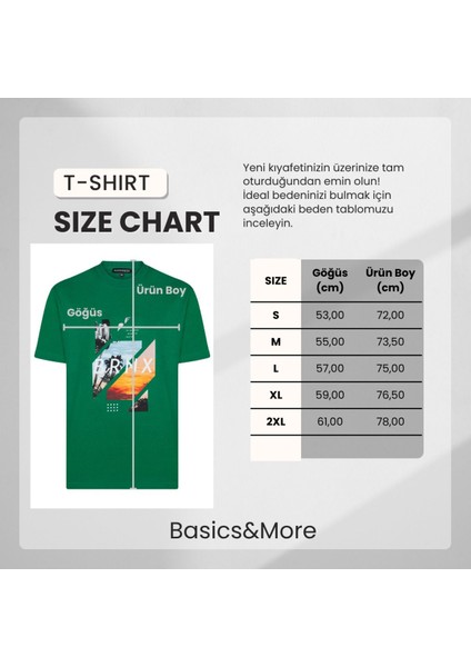 Erkek Antrasit Baskılı Pamuklu Tişört - Brnx fırsatları