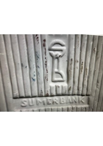 Sümerbank Seramikten Atatürk Büstü 20 cm 13,5 cm 11,5 cm Ölçülerinde