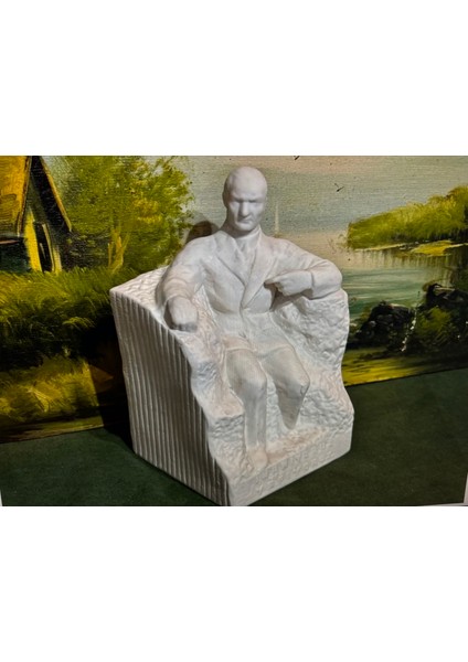 Sümerbank Seramikten Atatürk Büstü 20 cm 13,5 cm 11,5 cm Ölçülerinde fırsatları