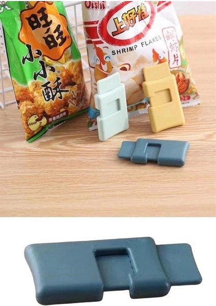 Bfs 6lı Hava Sızdırmaz Poşet Torba Ambalaj ve Paket Kıstırmalı Kapatma Klipsi