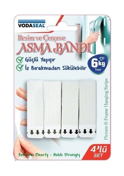 Vodaseal Resim ve Çerçeve Asma Bandı 6 kg Taşıma