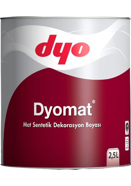 Bfs Mat Mat Dekorasyon Boyası 2,5 Litre Siyah