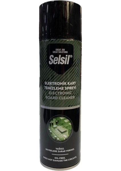 Selsil Elektronik Kart Temizleyici Sprey 500 ml Yağsız