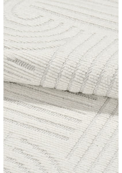 Revna Ekru Yıkanabilir Halı – Kaydırmaz Taban, Pamuk Dokuma, Salon, Çocuk Odası, Mutfak, Koridor Için Uygun