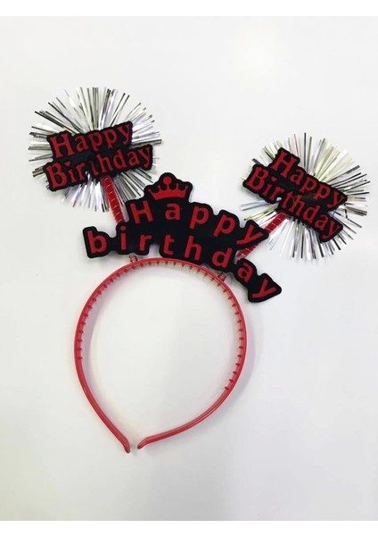 Bfs Nessiworld Happy Birthday Neon Renk Doğum Günü Tacı 12 Adet modelleri