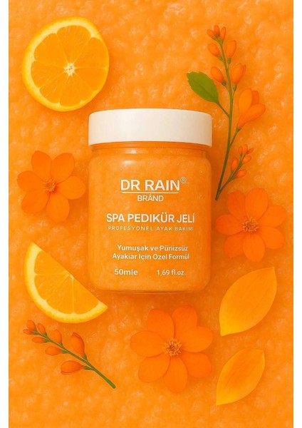 Portakal Aromalı Spa Pedikür Jeli 50 ml – Ayak Bakımında Canlandırıcı Turunç Gücü