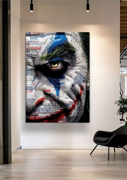Joker Kanvas Tablo Canvas Duvar Dekarasyon Duvar Süsü Ölçü Seçmeyi Unutmayınız