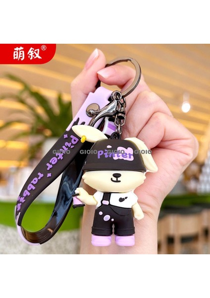 Elbise Bez Kumaş Anahtarlık Çanta Çekicilik Karikatür Bebek Araba Çekicilik Zarif Kolye (Yurt Dışından)