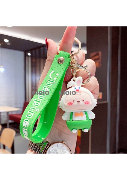 Elbise Bez Kumaş Anahtarlık Çanta Çekicilik Karikatür Bebek Araba Çekicilik Zarif Kolye (Yurt Dışından)