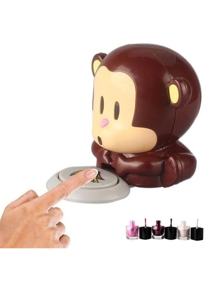 Bfs Maymun Figürlü Hava Üfleyen Pratik Kolay Hızlı Oje Kurutucu