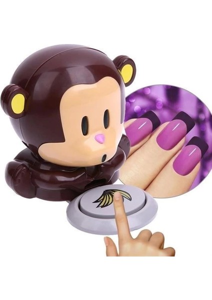 Bfs Maymun Figürlü Hava Üfleyen Pratik Kolay Hızlı Oje Kurutucu