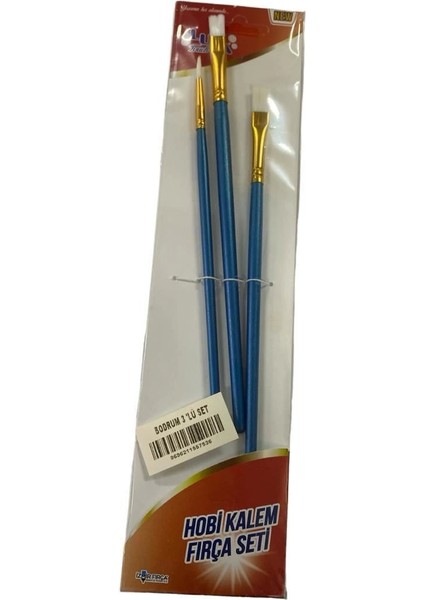 Luna Bodrum Hobi Kalem Fırça Seti 3 Parça