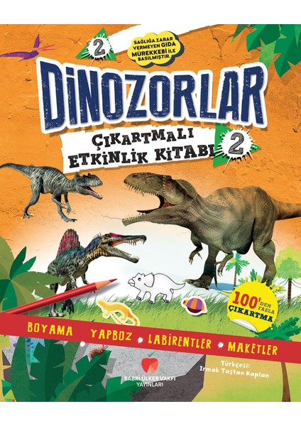 Dinozorlar Çıkartmalı Etkinlik Kitabı 2 - Penny Worms