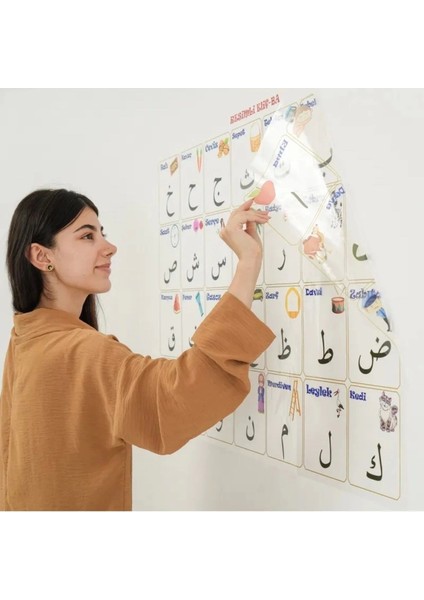 Bfs 100X150 cm Statik Kağıt Elif-Ba Öğrenme Tahtası fiyatları
