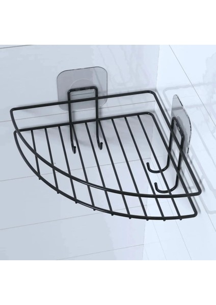 Bfs Yapışkanlı Banyo Köşeliği Kancalı Köşe Rafı Duş Şampuanlık Duvar Düzenleyici Organizer Raf modelleri