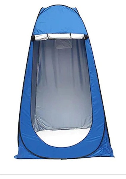 Otomatik Wc Portatif Giyinme Çadırı 120X120X190 cm Mavi