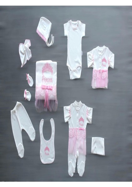 Pembe Nakışlı Masal Zıbın Takımı fırsatları