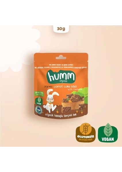 Bfs Humm Organik Havuçlu Tarçınlı Vegan Kek 30 gr