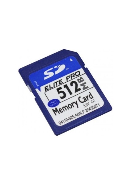 512 MB Elite Pro Sd Hafıza Kartı 512 MB Sd Hafıza Kartı