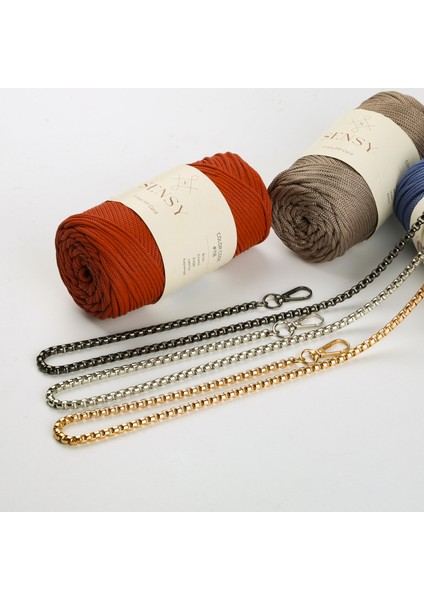 Kutu Model Demir Çanta Zinciri 120 cm Canta Aksesuarı ve Cüzdan Aksesuarı fiyatları