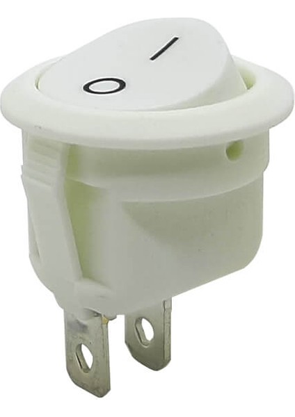 Yuvarlak Anahtar Beyaz 2p - 50 Adet