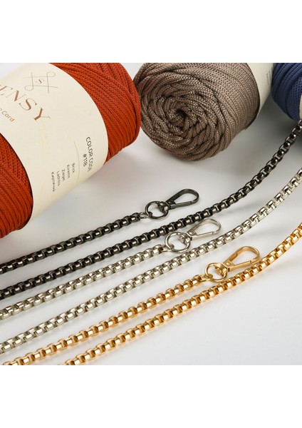 Kutu Model Demir Çanta Zinciri 120 cm Canta Aksesuarı ve Cüzdan Aksesuarı fırsatları
