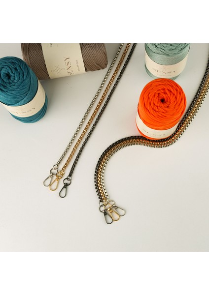 Kutu Model Demir Çanta Zinciri 120 cm Canta Aksesuarı ve Cüzdan Aksesuarı indirimleri