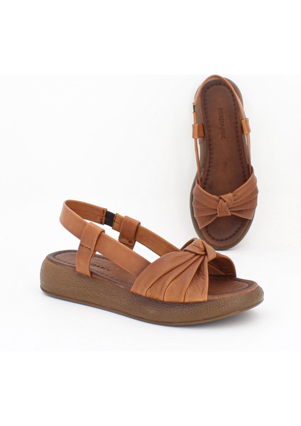 Tarçın Hakiki Deri Günlük Kadın Sandalet Ayakkabı TRC61-1841 modelleri