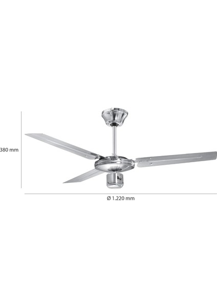 Proficare Tavan Vantilatörü 122CM 60W fiyatları