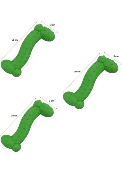 Bfs Tiny Kemik Oyuncağı Tırtıklı Yüzey Küçük Kemik Plastik Köpek Oyuncağı