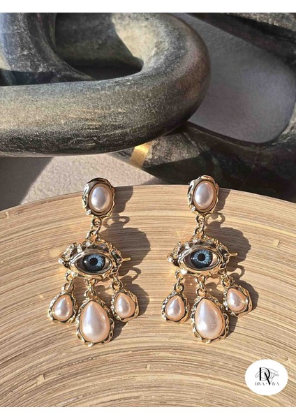 - Serenya Göz Inci Detay Kadın Küpe (KOD-223) fiyatları