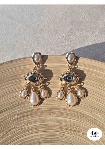 - Serenya Göz Inci Detay Kadın Küpe (KOD-223) modelleri