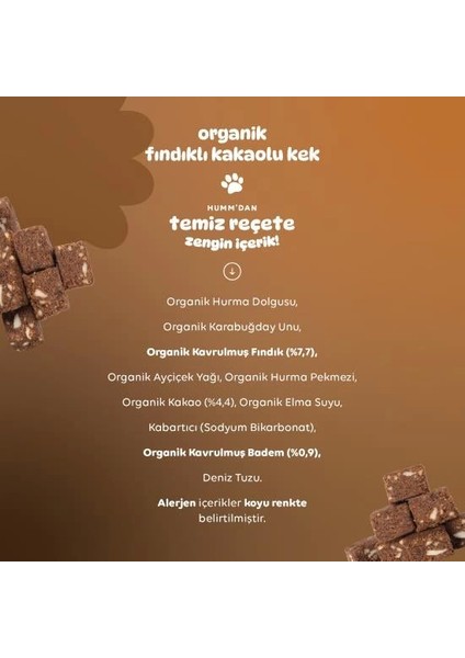 Bfs Humm Organik Fındıklı Kakaolu Vegan Kek 30 gr fırsatları