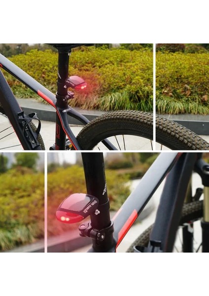 Bfs LED Güneş Enerjisi ile Şarj Edilebilir Bisiklet Kuyruk Lambası Solar Bisiklet Lambası modelleri
