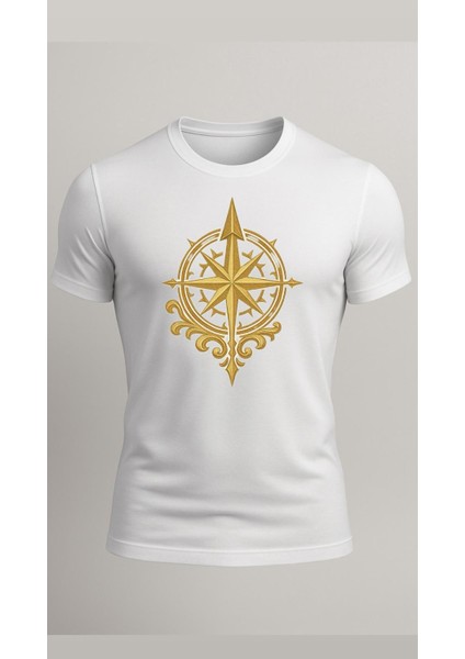 %100 Polyester Dtf Baskılı Sporcu Tişört - Beyaz Model 5