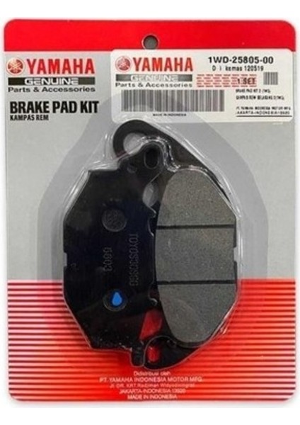 1WD-25805-00 Fren Balatası OBOR01