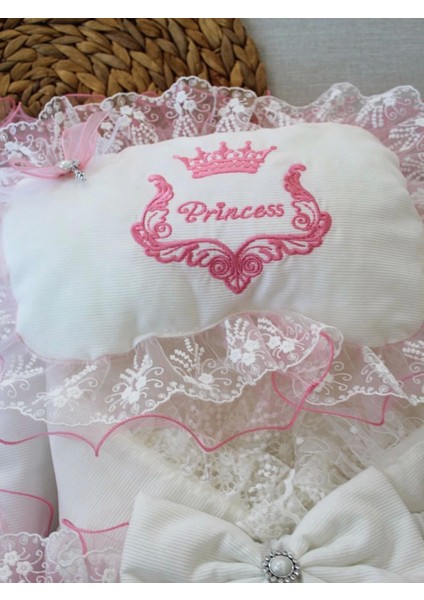 Yenidoğan Taç Nakışlı Alt Açma Seti fiyatları