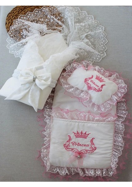 Yenidoğan Taç Nakışlı Alt Açma Seti fırsatları