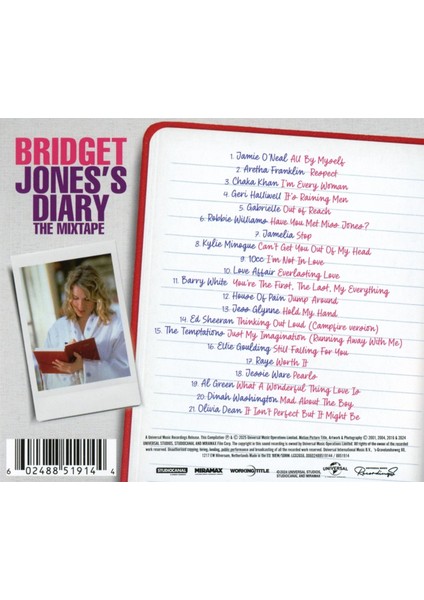 Çeşitli Sanatçılar - Bridget Jones's Diary The Mixtape - CD fiyatları