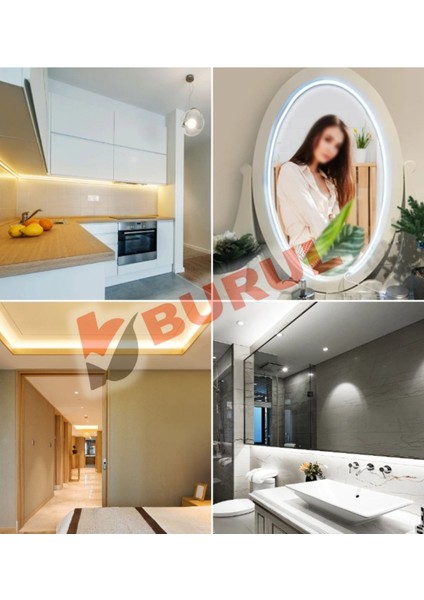 5 Metre Beyaz Işık Esnek Neon LED Şerit Dimmer Kumandalı Dekoratif Aydınlatma Seti SB-6537 indirimleri