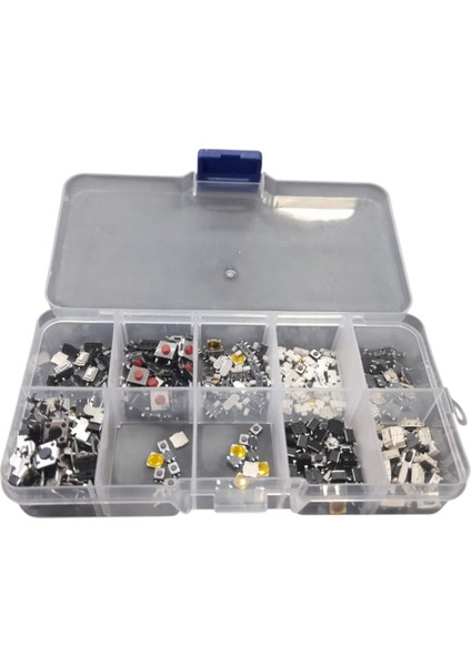 233 Parça Tact Switch, Push Buton Seti – Smd ve Tht Mikro Buton Anahtar Çeşitleri fiyatları