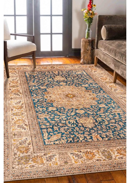 Fuga Kadife Dokulu Desenli Halı Halı Ka 47