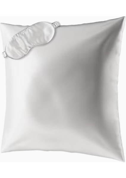 Aılorıa Beauty Sleep Seti, 100% Dut Ipeği Yastık Kılıfı (80X80) ve Göz Maskesi