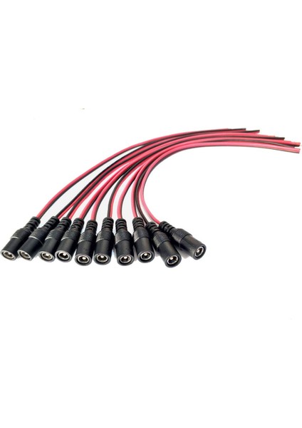 Kablolu Dc Jak 2.1mm Dişi - 10 Adet modelleri