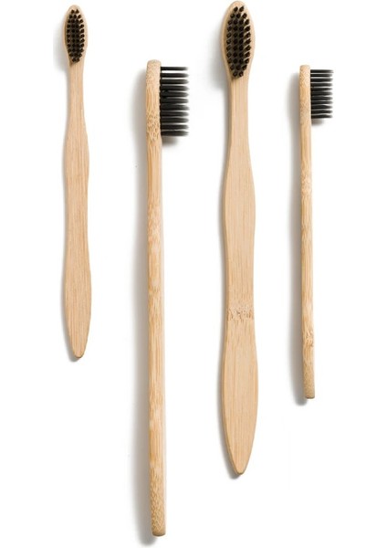 %100 Doğal Çocuk Bambu Diş Fırçası_siyah Renk_yumuşak_soft_tekli fiyatları