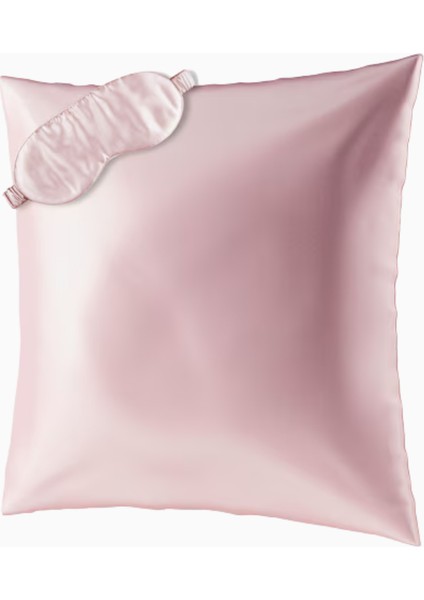 Aılorıa Beauty Sleep Seti, 100% Dut Ipeği Yastık Kılıfı (80X80) ve Göz Maskesi