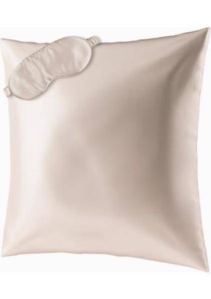 Aılorıa Beauty Sleep Seti, 100% Dut Ipeği Yastık Kılıfı (80X80) ve Göz Maskesi