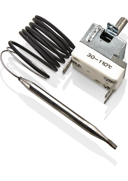 Gazlı Termostat (30–110 °c Çalışma Aralığı) Semaver & Çay Makinesi Termostatı