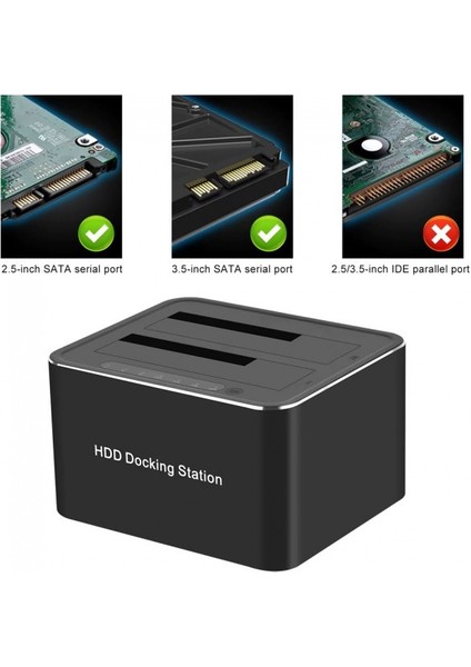 Usb 3.0 hdd docking station 2.5 inç,3.5 inç sata hdd klonlama standı HDD dock modelleri