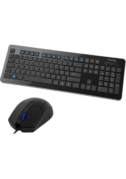 FK-158QU Kablolu Klavye Mouse Set